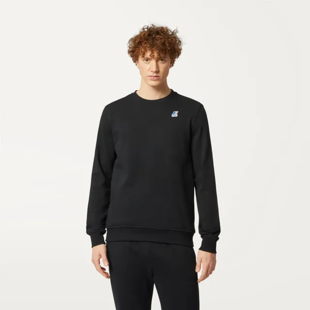 K-Way Le Vrai Auguste hanorac unisex negru bumbac