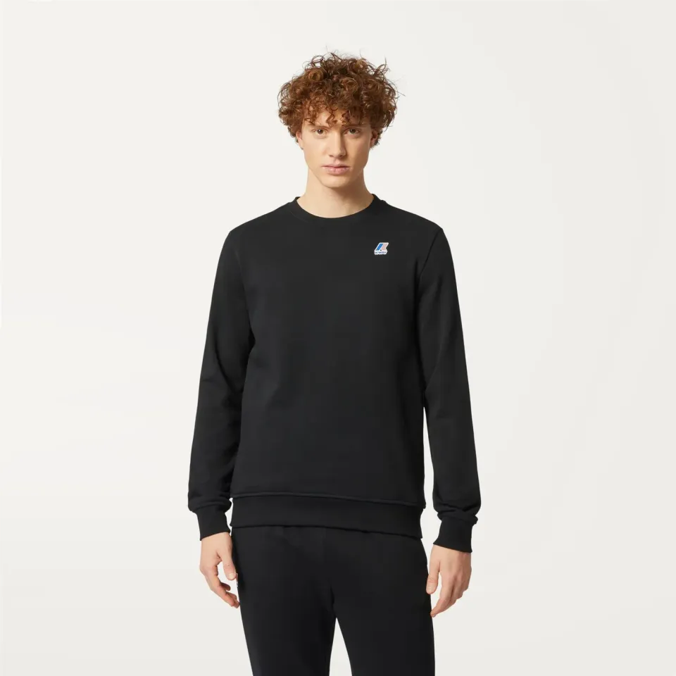 K-Way Le Vrai Auguste hanorac unisex negru bumbac