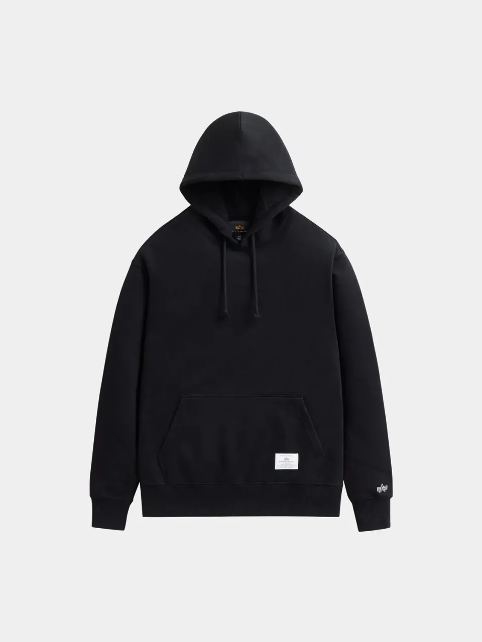 Alpha Industries Essential hanorac negru bumbac unisex