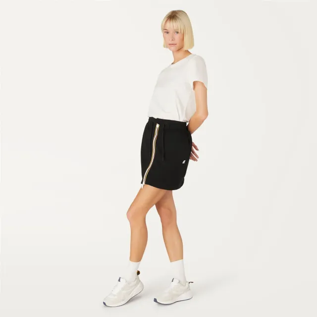 K-Way Josette Light Spacer fusta neagra scurta