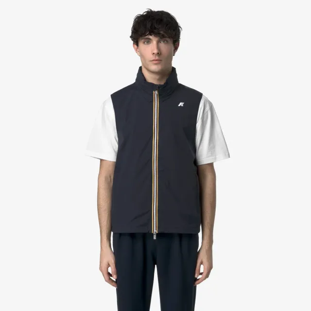 K-Way Valen Stretch Nylon Jersey vesta barbati albastru impermeabila
