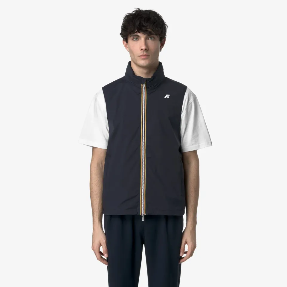 K-Way Valen Stretch Nylon Jersey vesta barbati albastru impermeabila