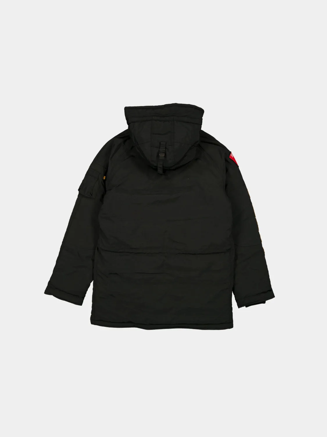 Alpha Industries 49ers N-3B parka neagră lungă iarnă