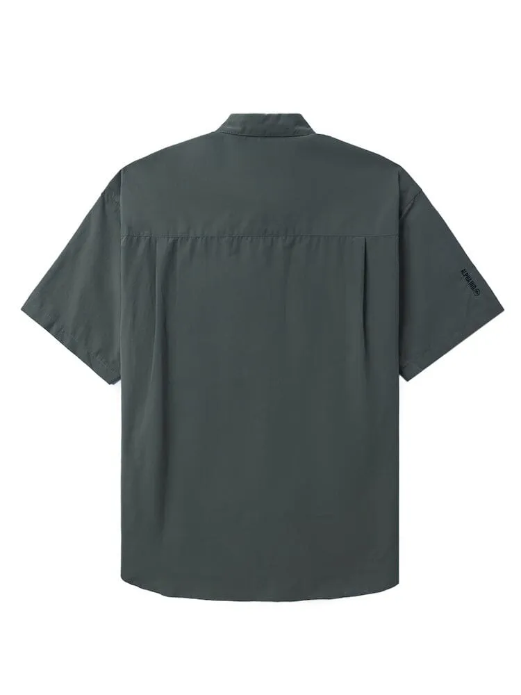 Alpha Industries Unfrm Nylon Utility cămașă teal nailon