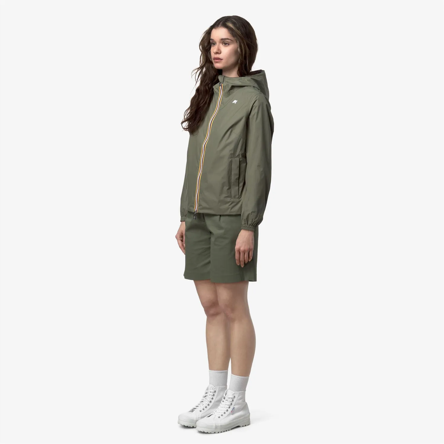 K-Way Lil 2.0 Plus.2 Double Geacă Scurtă Reversibilă
