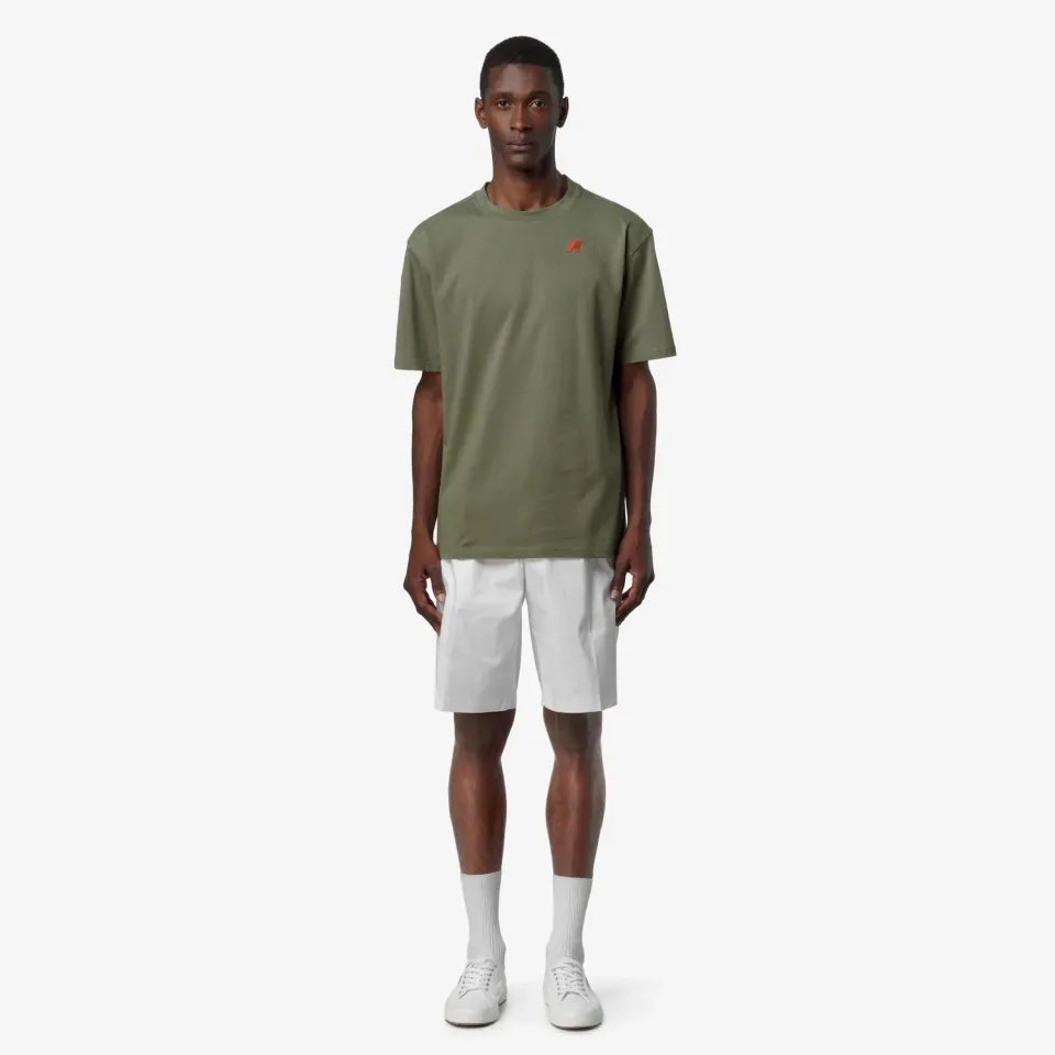 K-Way Solo K71356W tricou barbati verde bumbac