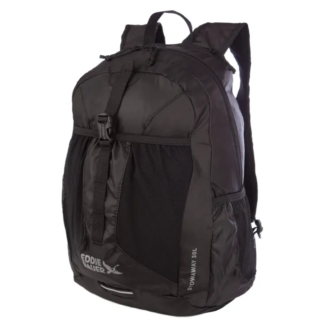 Eddie Bauer Stowaway rucsac 30L Negru pliabil