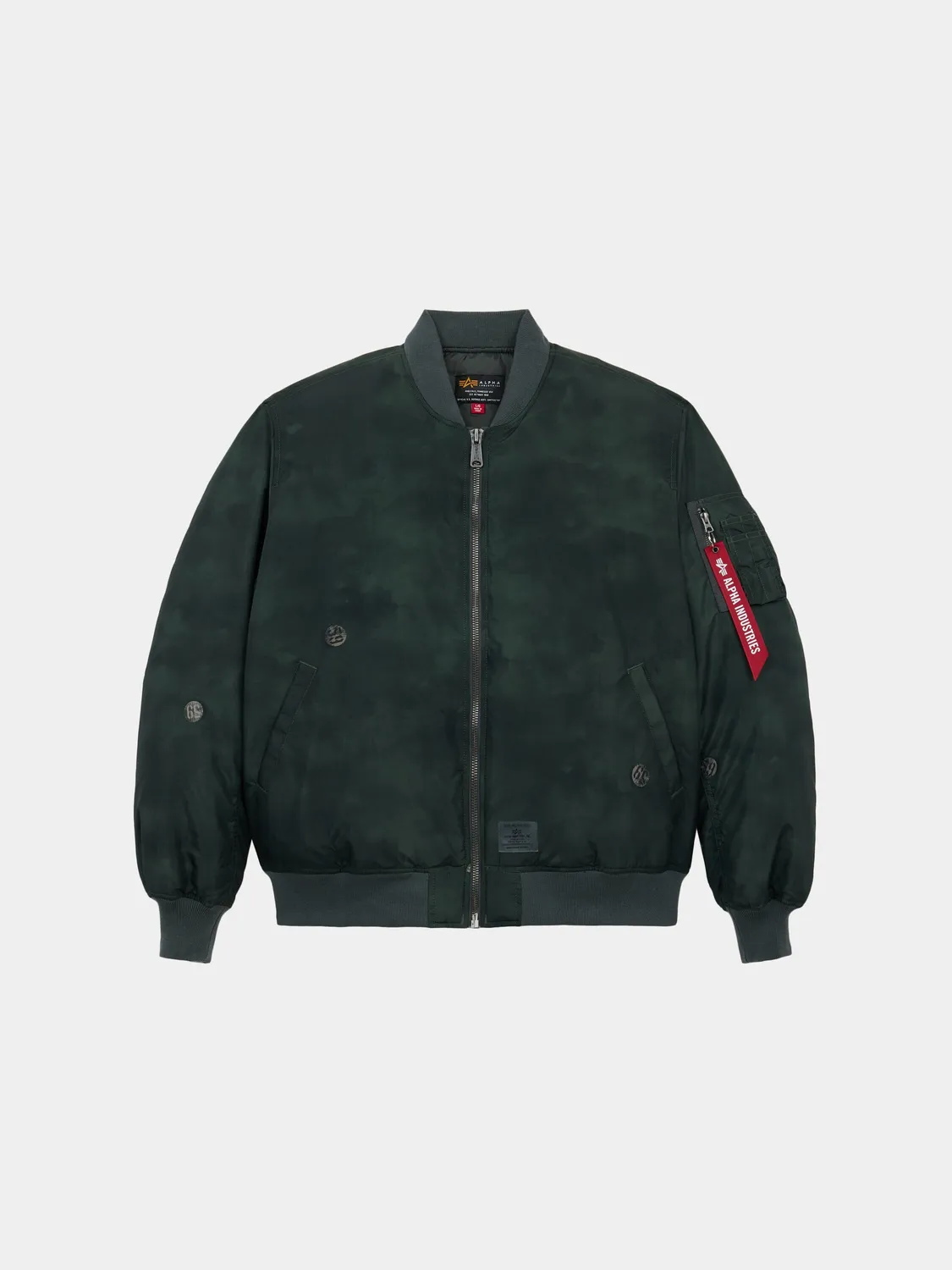 Alpha Industries MA-1 Oxford palton bomber print ace vintage