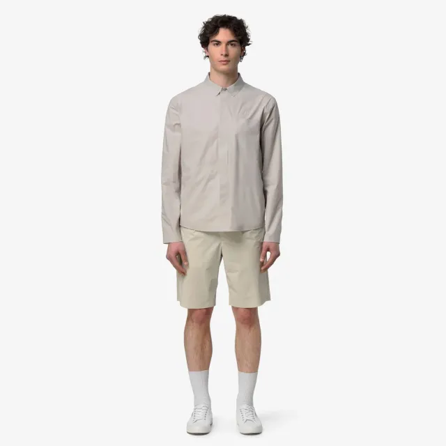 K-Way Sharrie Tech camasa barbati bej overshirt