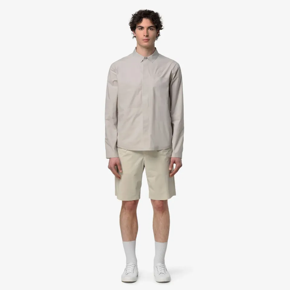 K-Way Sharrie Tech camasa barbati bej overshirt