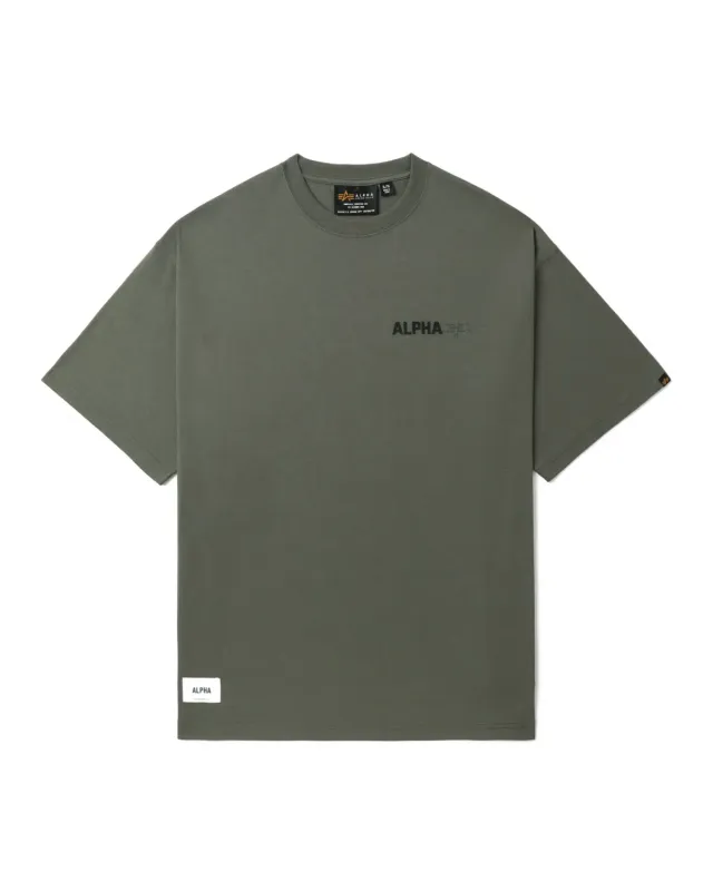 Alpha Industries UNFRM tricou bumbac masliniu relaxat