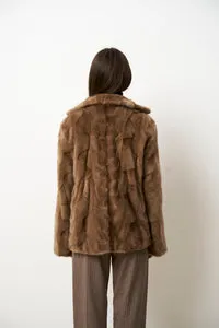 Mareus Fabrica de Blanuri Sandy Pastel 644 haină nurcă damă