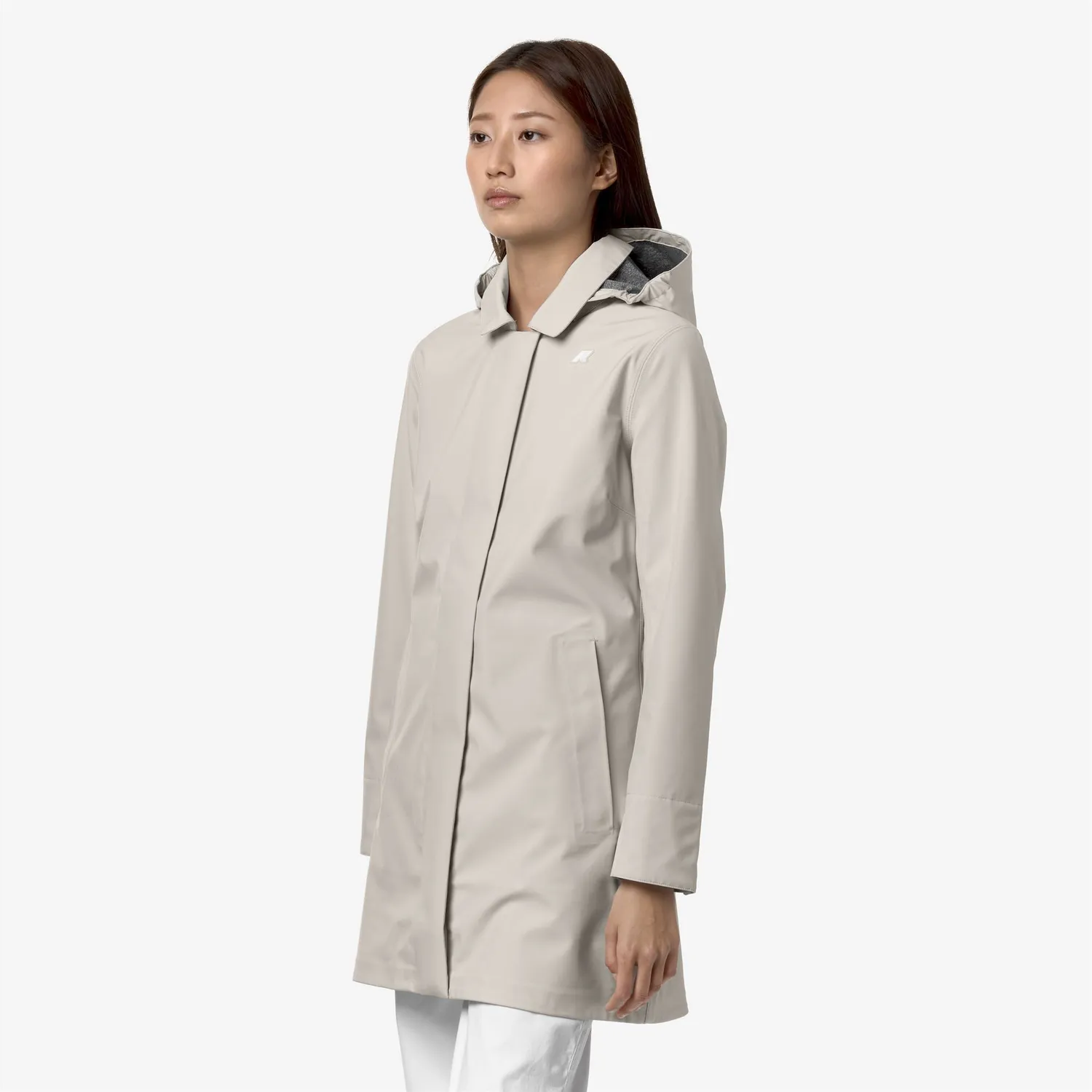 K-Way Mathy Bonded Jersey trenci dama bej mid