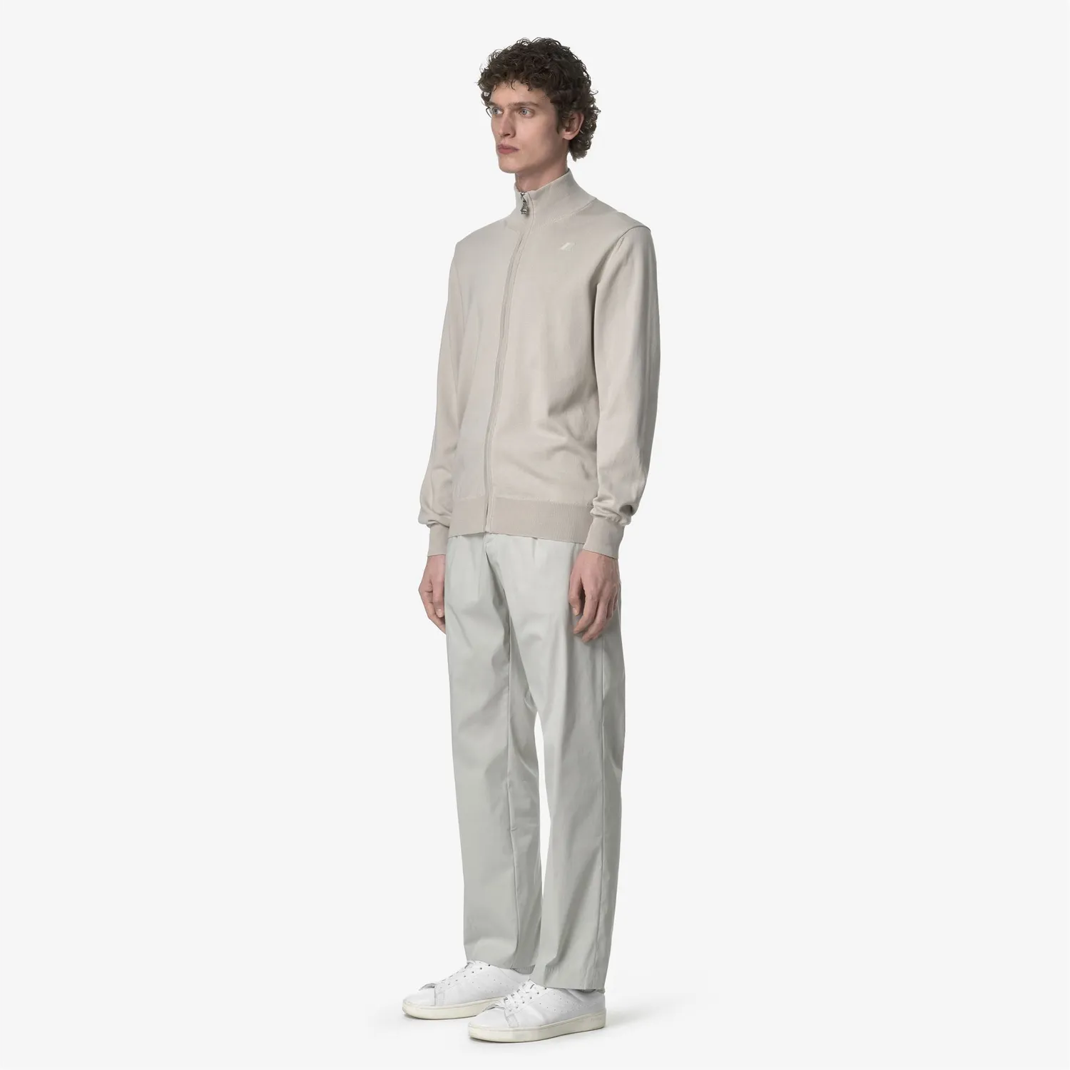 K-Way Ralph Twill Tech pantaloni chino bej stretch