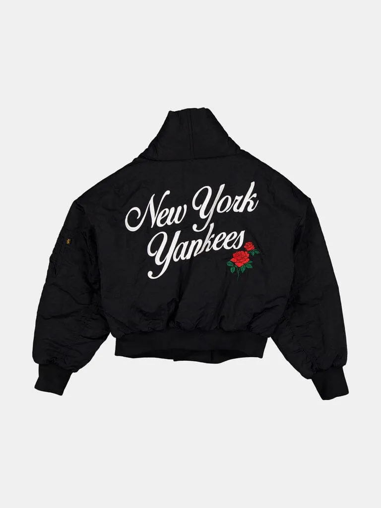 Alpha Industries New York Yankees x New Era geaca bomber dama neagra