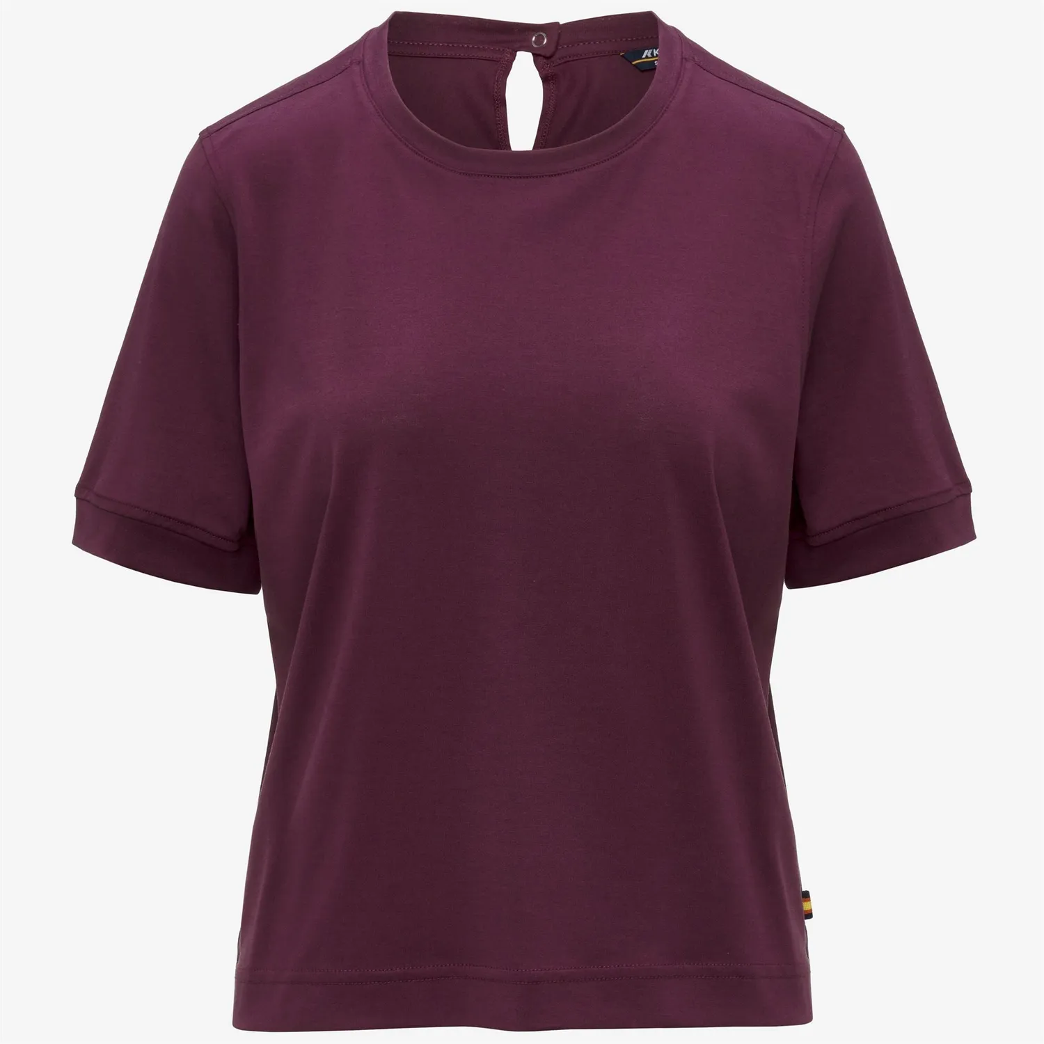 K-Way Gabillou tricou dama violet mauve wine bumbac-matase