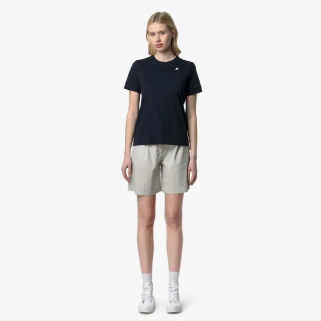 K-Way Emel tricou dama albastru din bumbac