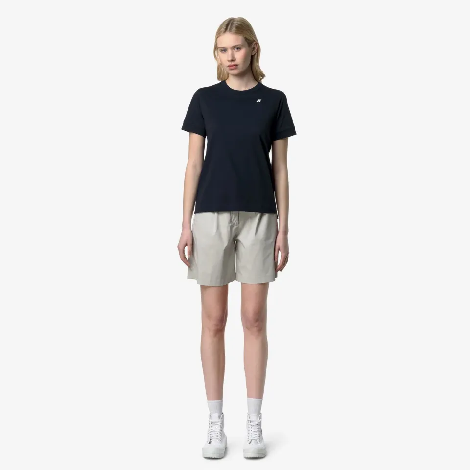 K-Way Emel tricou dama albastru din bumbac