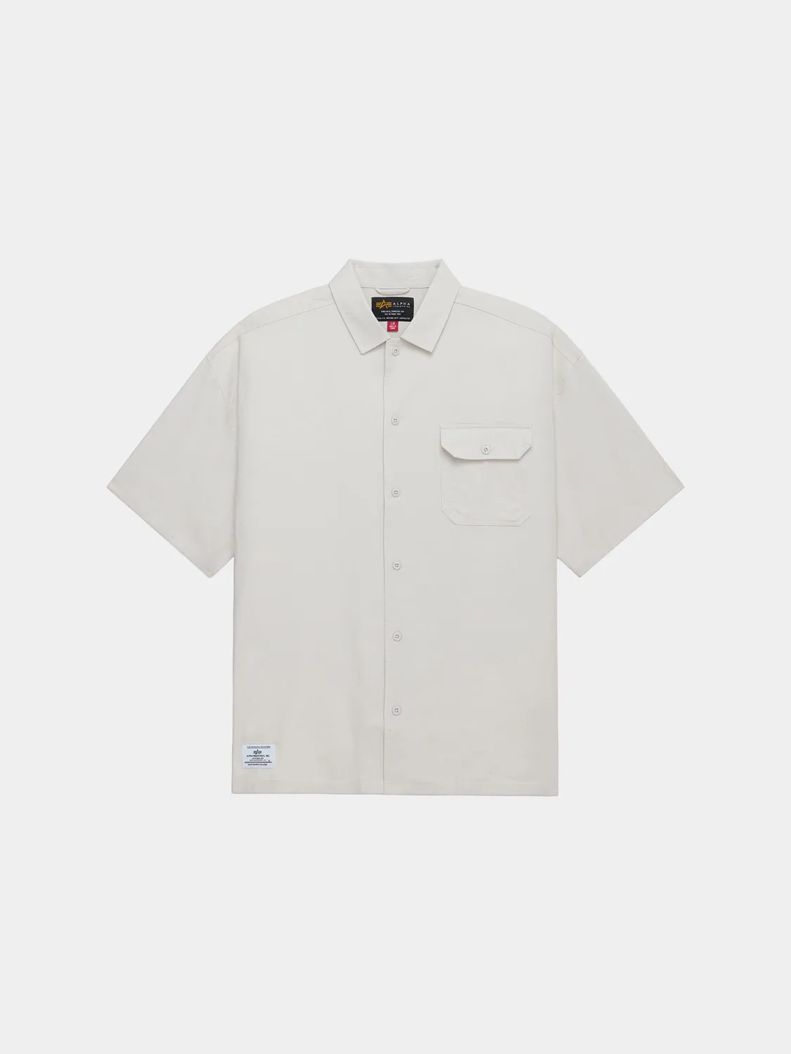 Alpha Industries Relaxed camasa barbati bumbac albastra