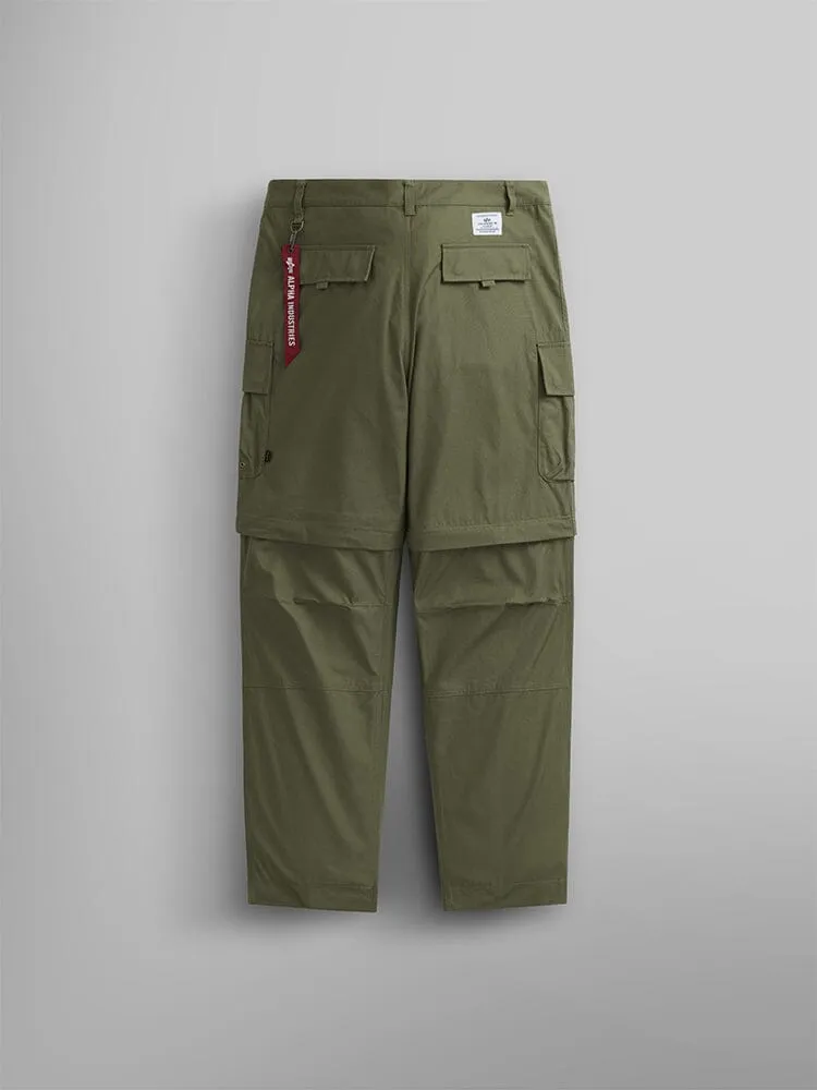 Alpha Industries Convertible Cargo pantaloni OG-107 Green convertibili