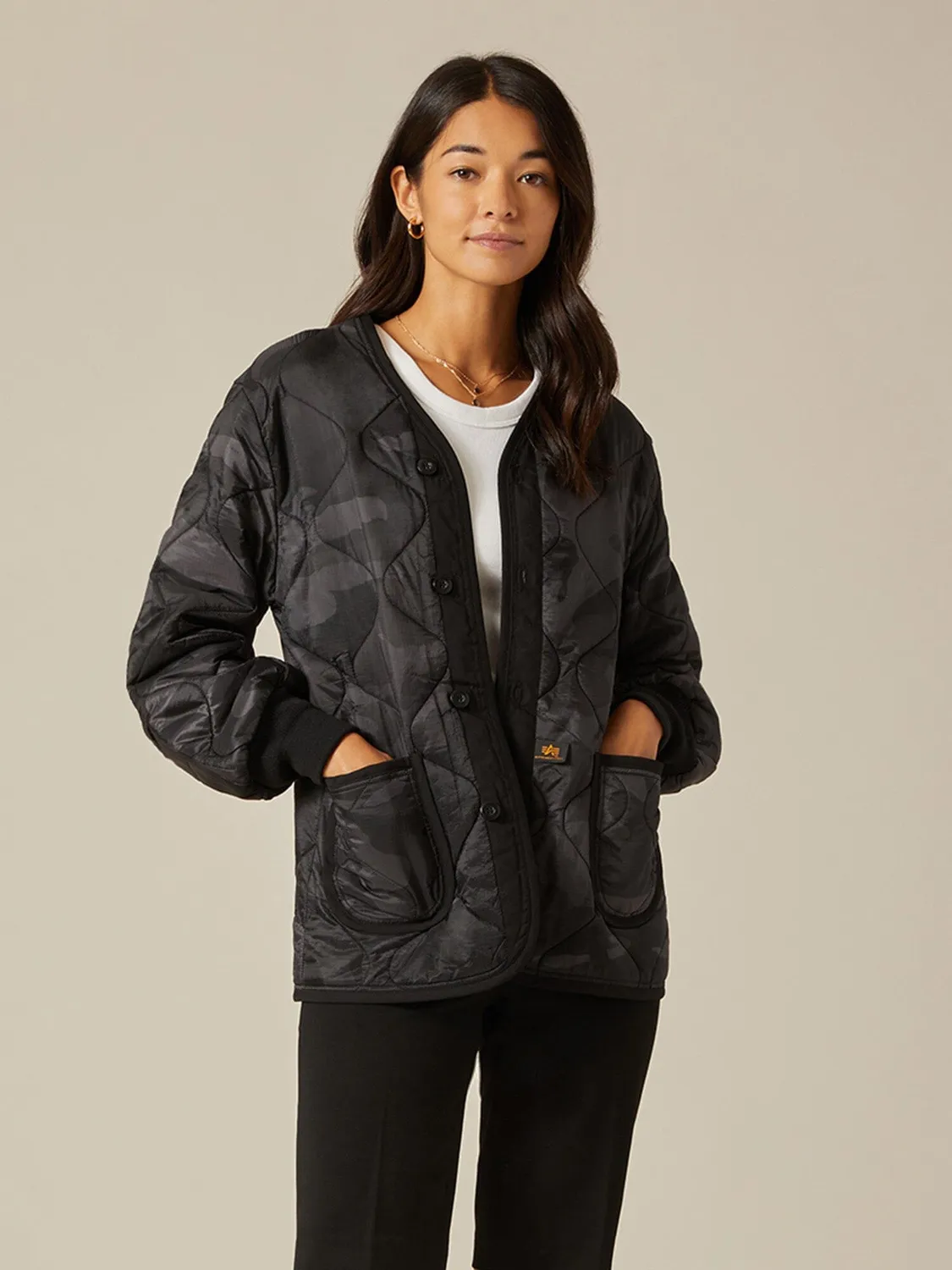 Alpha Industries ALS/92 liner geaca matlasata camuflaj unisex