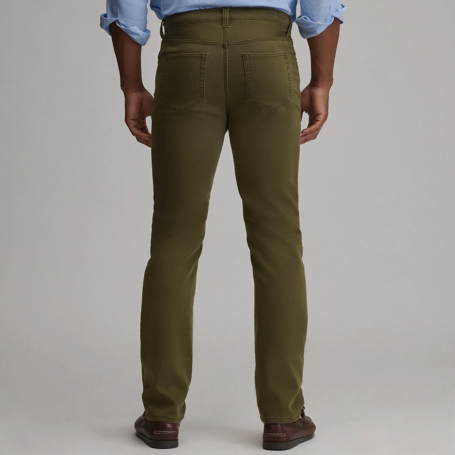 Eddie Bauer Stretch Terry 5-Pocket pantaloni stretch Dark Denim