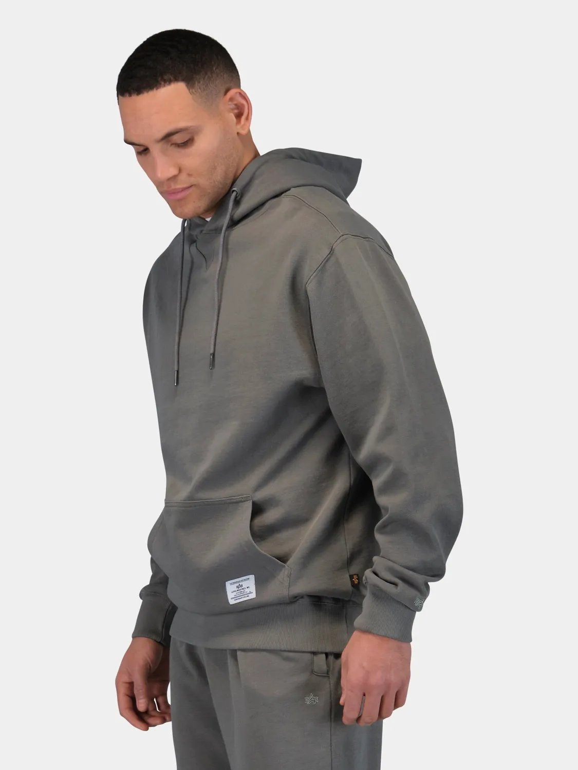 Alpha Industries Essential French Terry Gen II hanorac gri bumbac