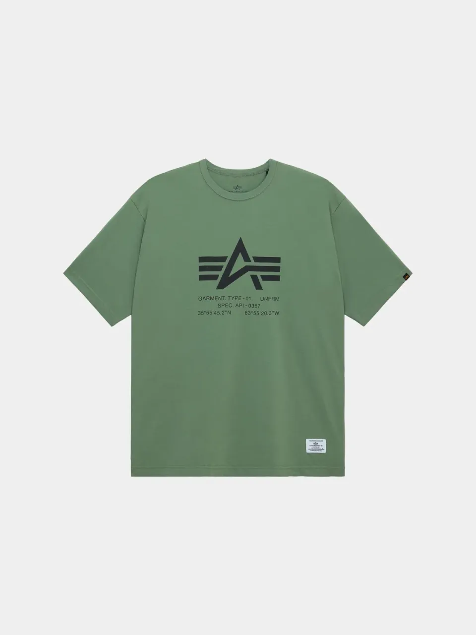 Alpha Industries Coordinates tricou negru bumbac
