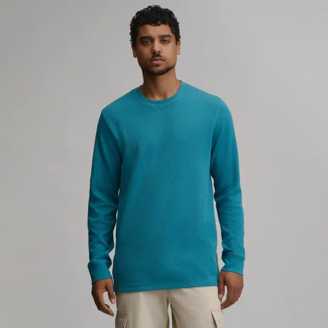 Eddie Bauer Favorite Ultrasoft bluza termica Azure bumbac