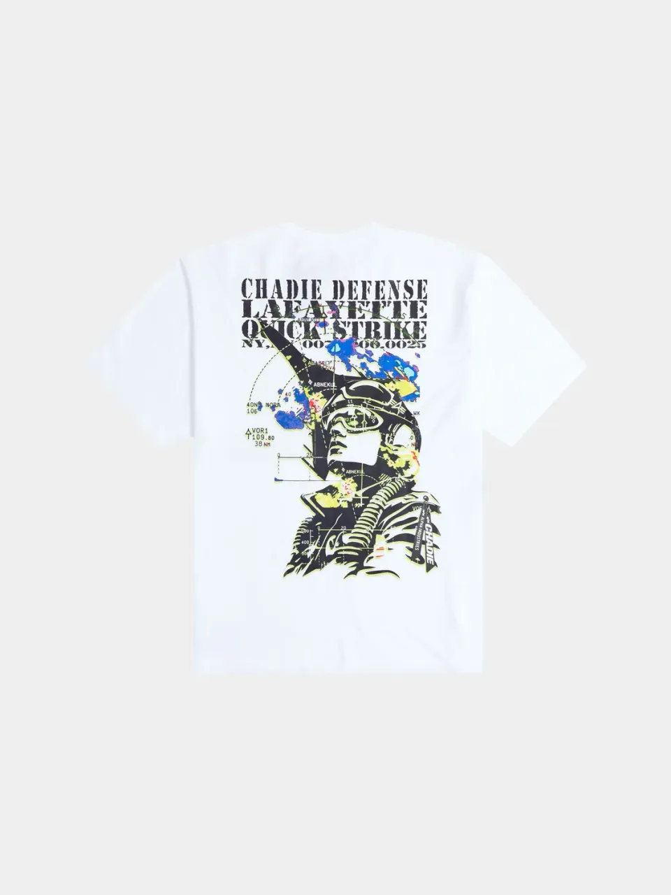 Alpha Industries Chadie Sonar tricou bumbac alb