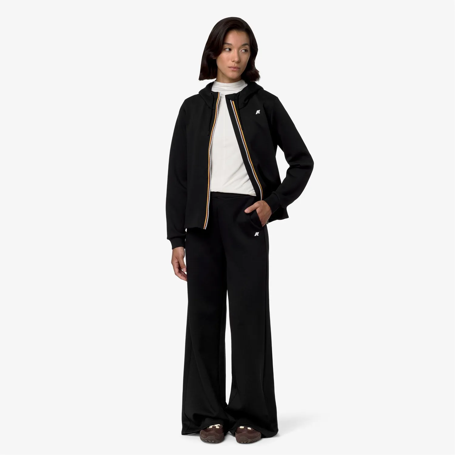 K-Way Loirene Light Spacer pantaloni sport dama negri elastici