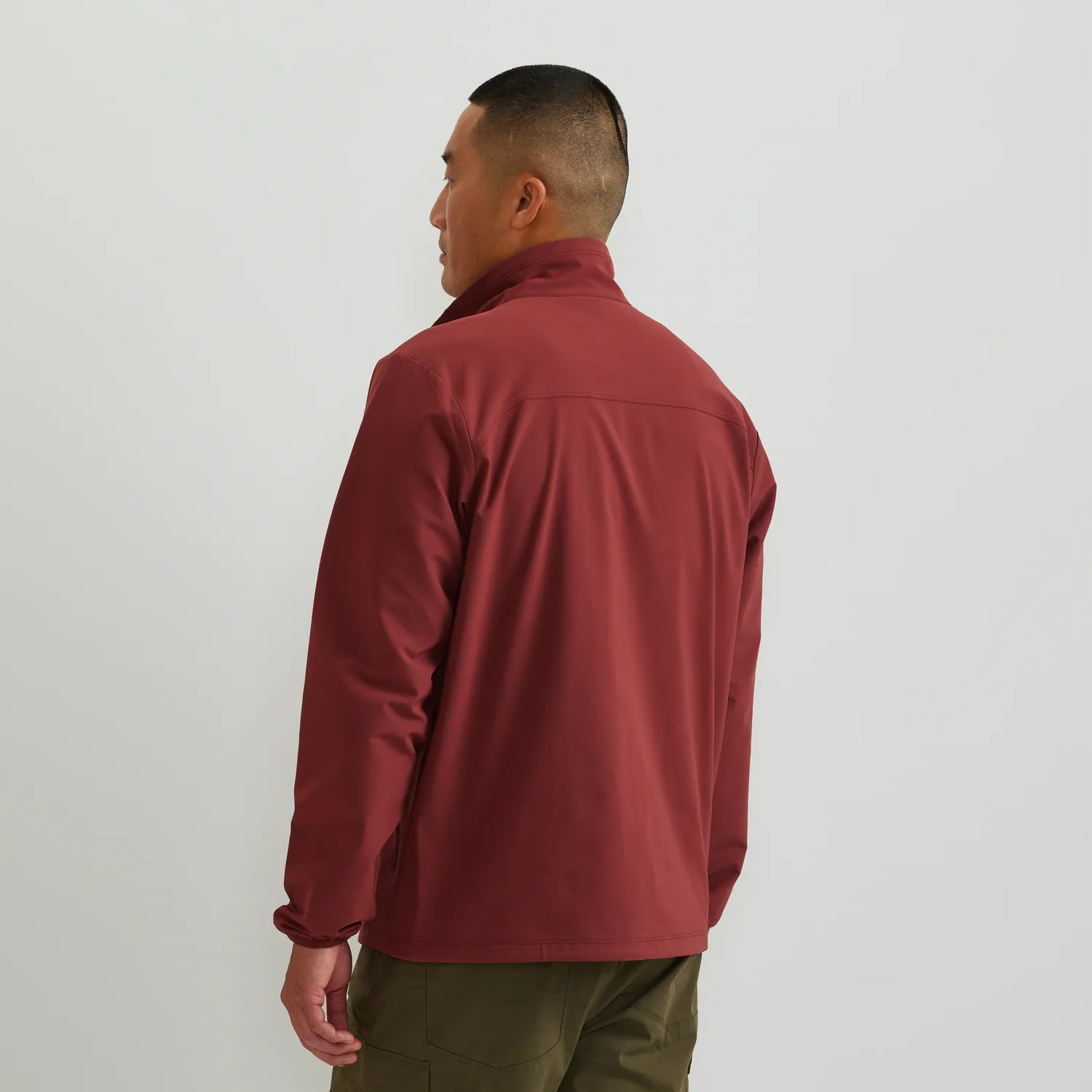 Eddie Bauer Stratify geaca softshell Cabernet impermeabila