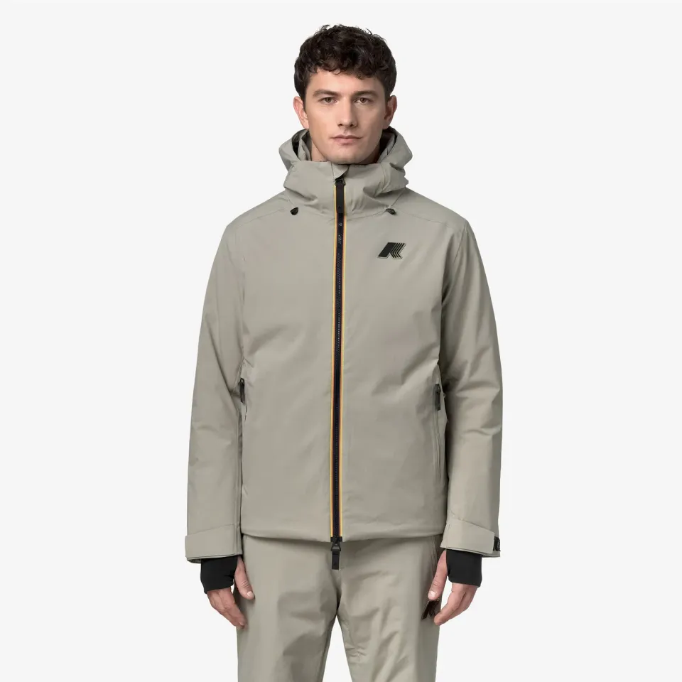 K-Way Lesarcs 2L Twill geacă schi Green Oak impermeabilă