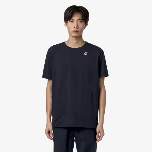 K-Way Seril Travel tricou unisex albastru impermeabil