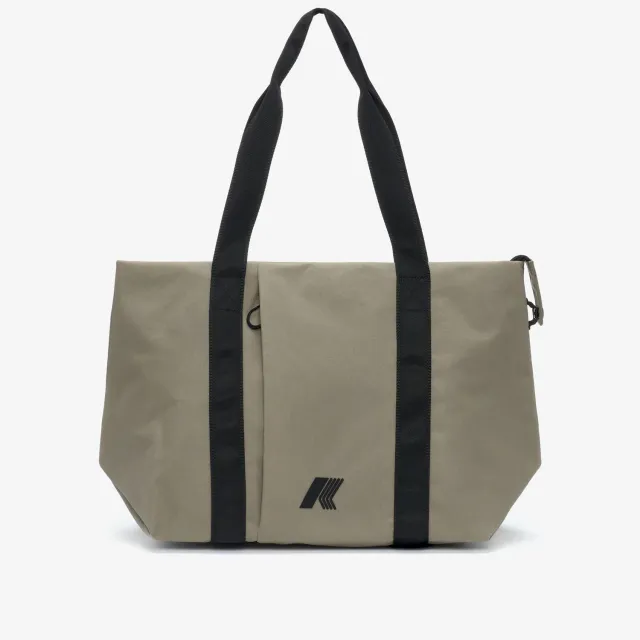 K-Way Clarabelle geanta tote gri nailon 46 cm
