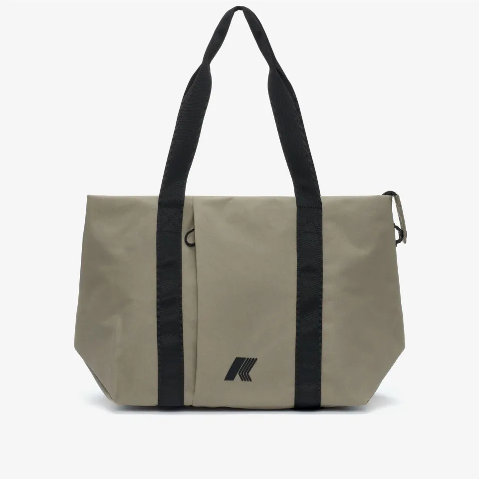 K-Way Clarabelle geanta tote gri nailon 46 cm
