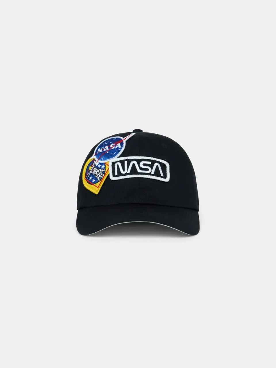 Alpha Industries NASA Galaxy șapcă neagră reglabilă