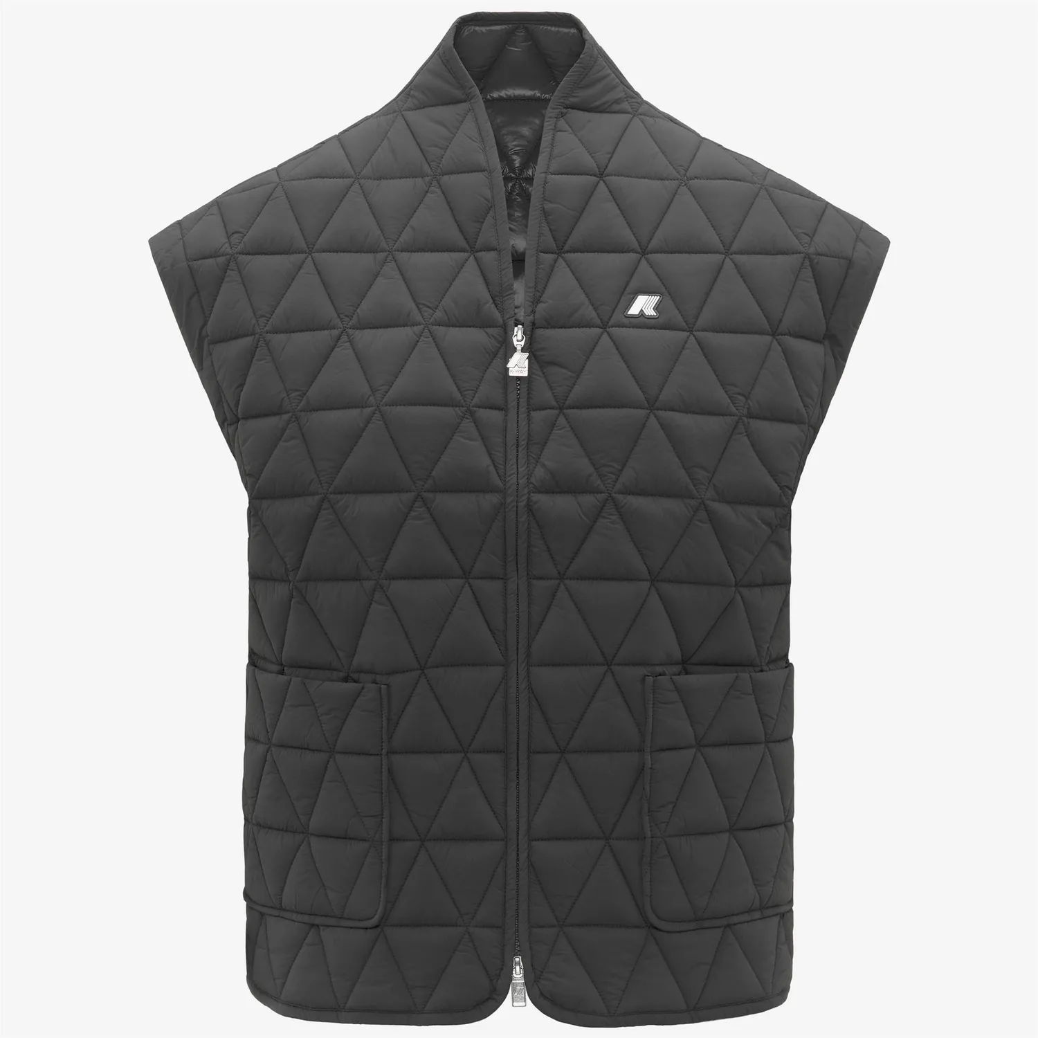 K-Way Saloire Diamond Quilted vestă damă gri călduroasă