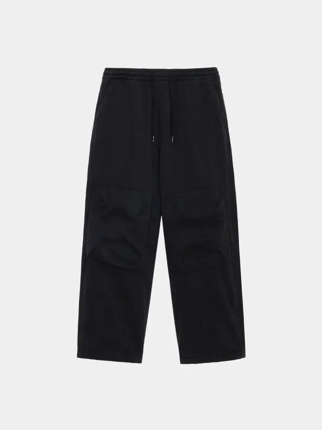 Alpha Industries Oversized Washed pantaloni negri bumbac