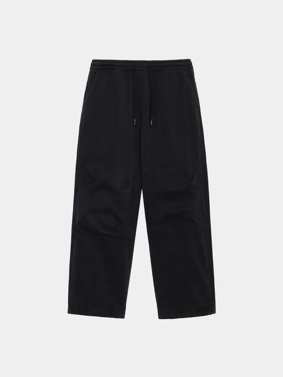 Alpha Industries Oversized Washed pantaloni negri bumbac