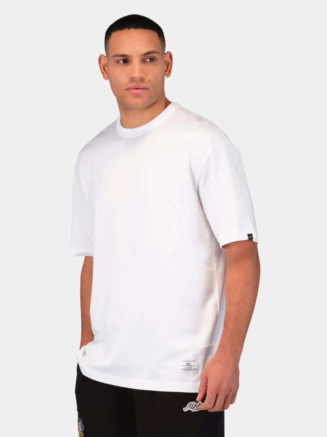 Alpha Industries Relaxed Angels tricou alb-bleu bumbac