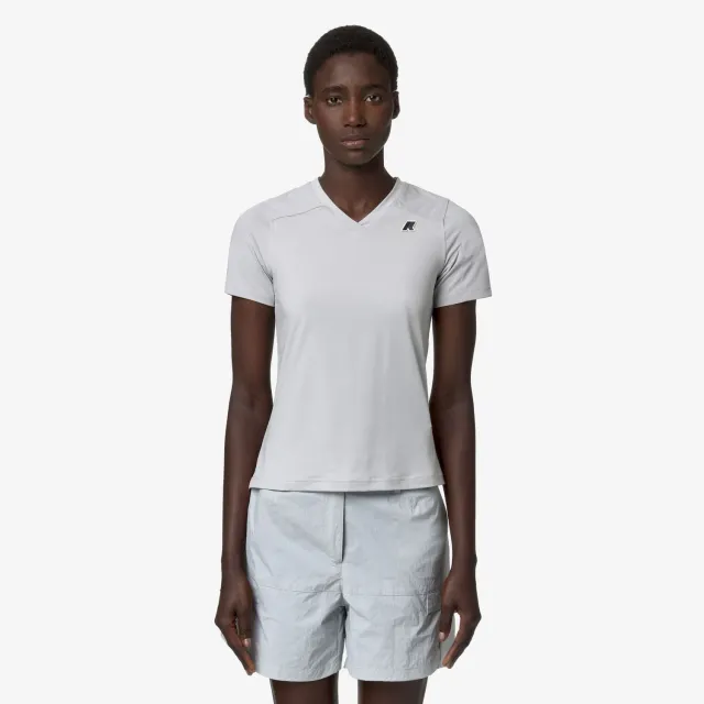 K-Way Gannat tricou dama gri Ash sport