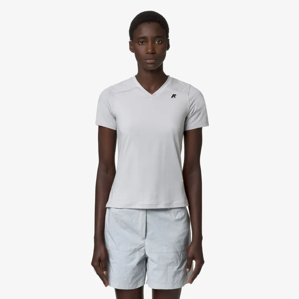 K-Way Gannat tricou dama gri Ash sport