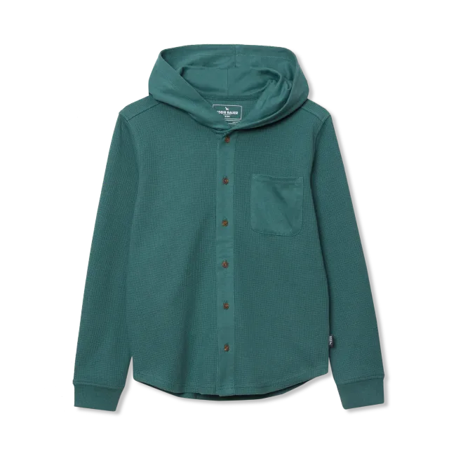 Eddie Bauer Basin Thermal camasa baieti Peacoat cu gluga