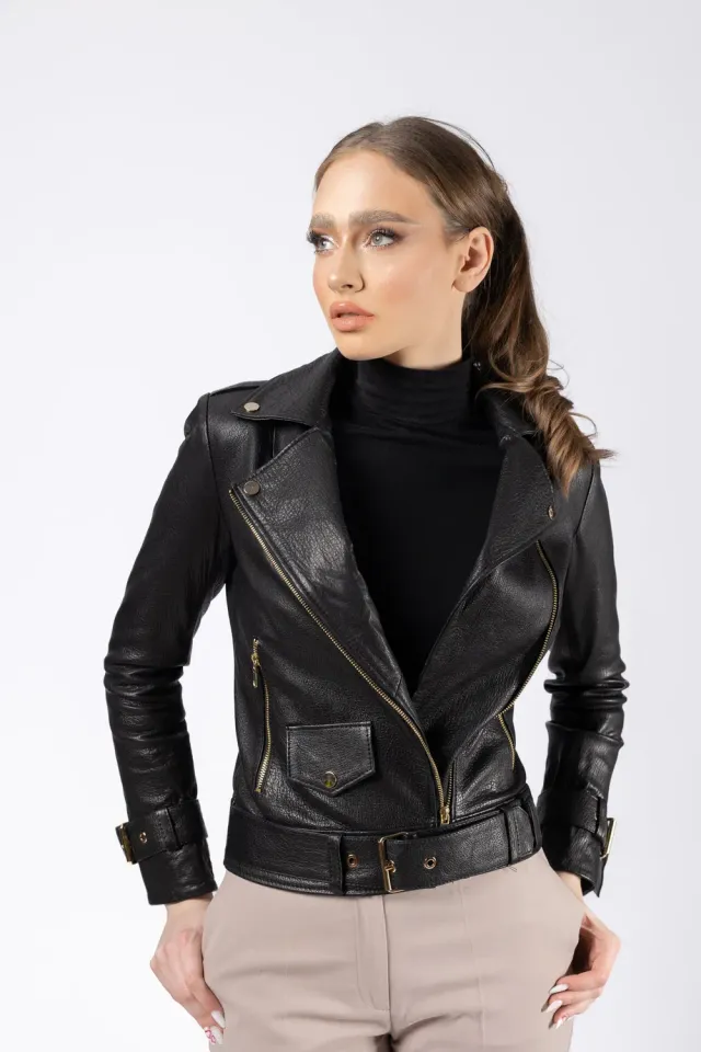Mareus Sable 135 geaca piele dama S-XXL negru