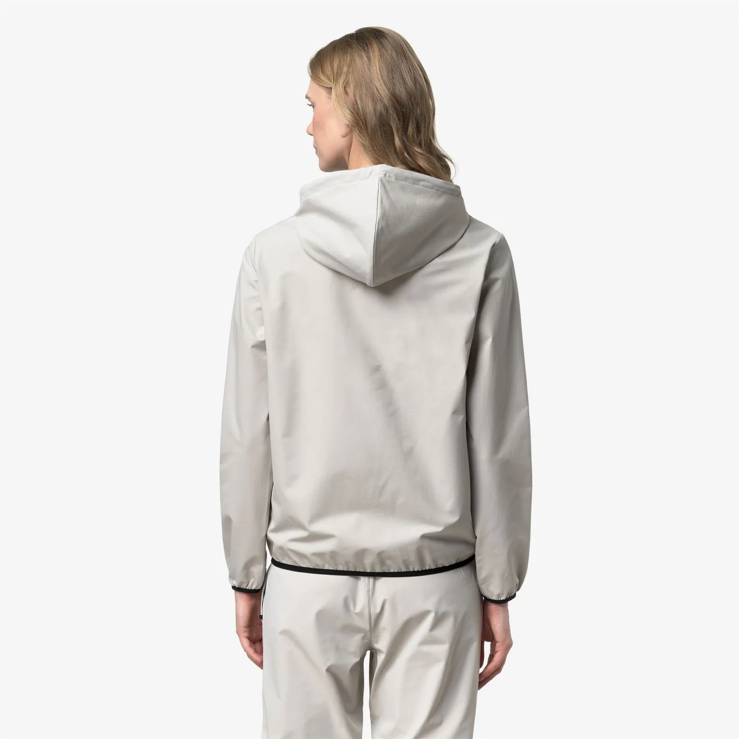 K-Way Journeer K5138FW fleece unisex bej cu glugă