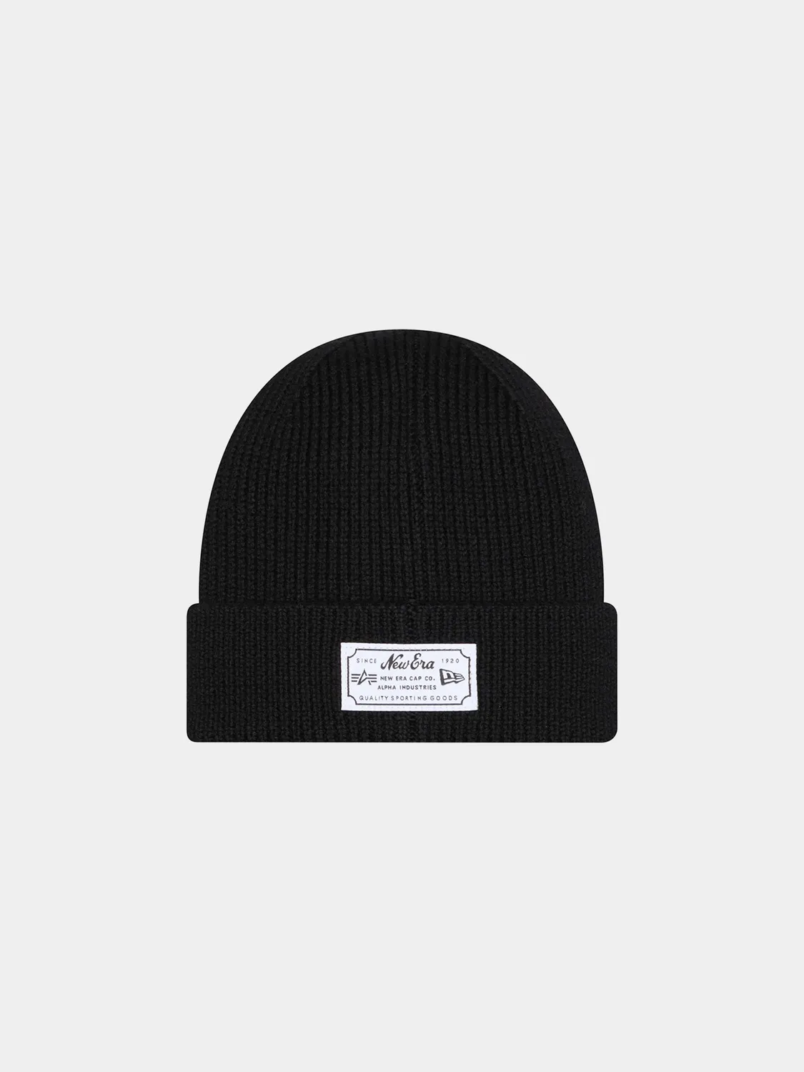Alpha Industries Los Angeles Kings Short Cuff caciula beanie negru OS merinos