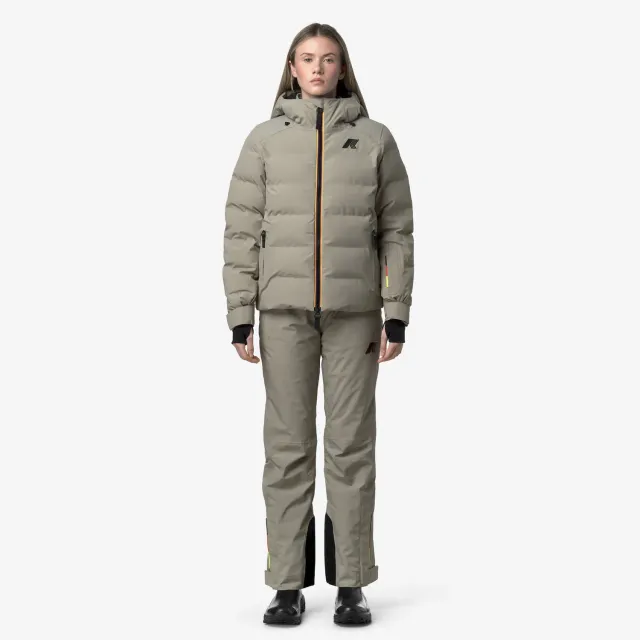 K-Way Leros 2L Fancy pantaloni schi dama verde oak 30K