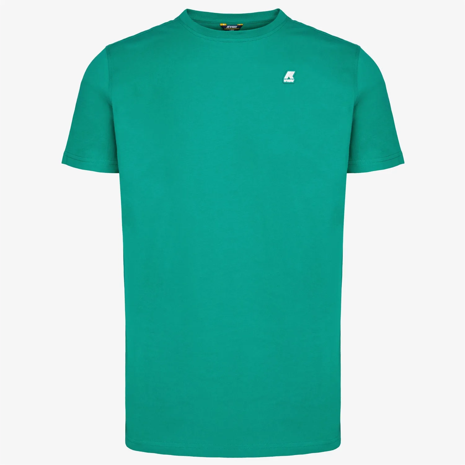 K-Way Elliot tricou verde bumbac imprimeu spate