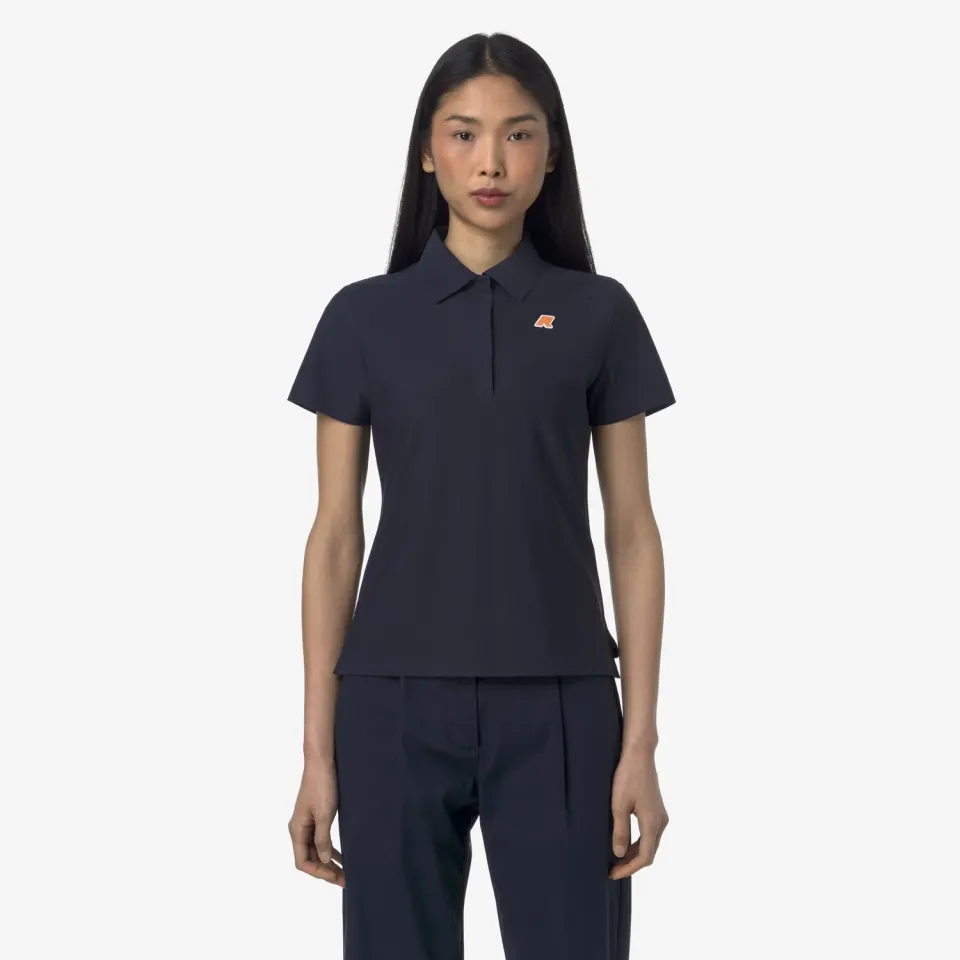 K-Way Birdie Golf polo dama albastru elastic